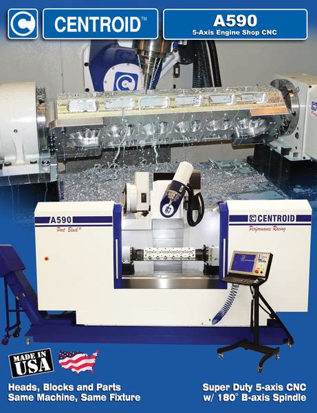 a590 5-axis super duty cnc machining center|centroid a590 5 axis.